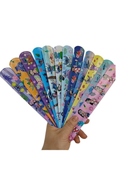 Choice3 A-Random 12PCS 12/24/36/48PCS Stitch Slap Bracelets Circle Multiple S...