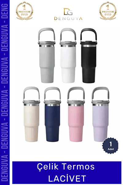 Denguva # Thermos Stainless Vacuum Leak-Proof Matte Heat Insulation Durable S...
