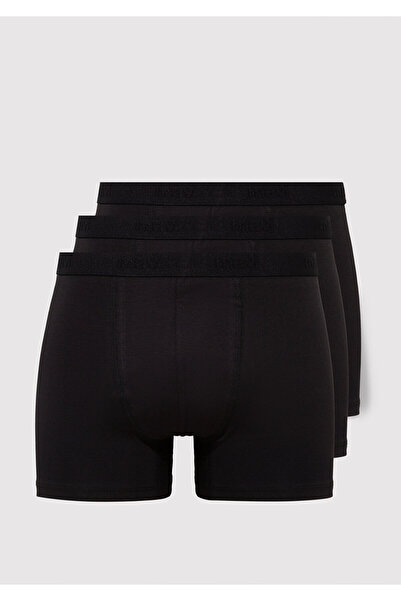 Mavi 3lü Siyah Basic Boxer 0911413-900
