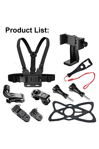 Choice 10Pcs Kit Accessories Kit Chest Strap Mount Belt Mobile Phone Holder f...