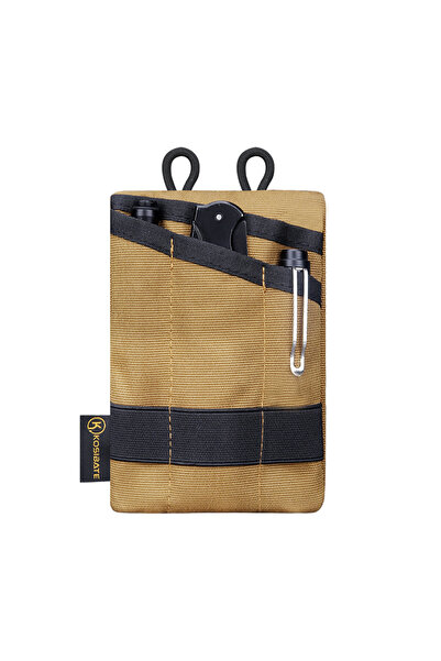 Choice Khaki Kosibate Tactical EDC Molle Pouch Mini Wallet Card Key Belt Wais...