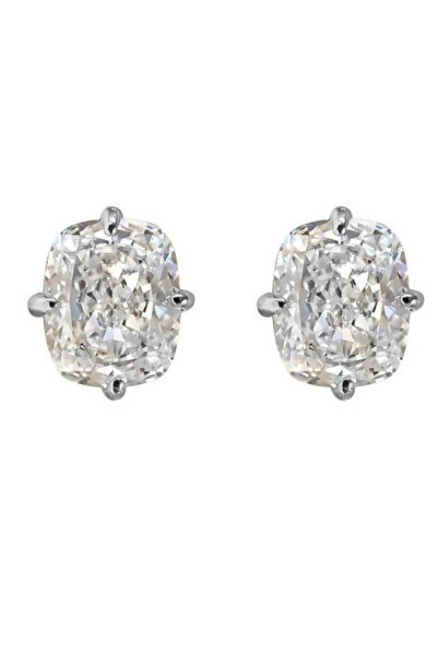 Choice3 E5246 Huitan Women Stud Earrings Gold Color Inlaid Big White CZ Simpl...