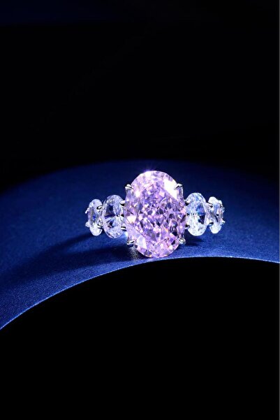 innuendo jewelery 925 Ayar Gümüş Işıltı Yan Taşlı Zarif Kadın Yüzük