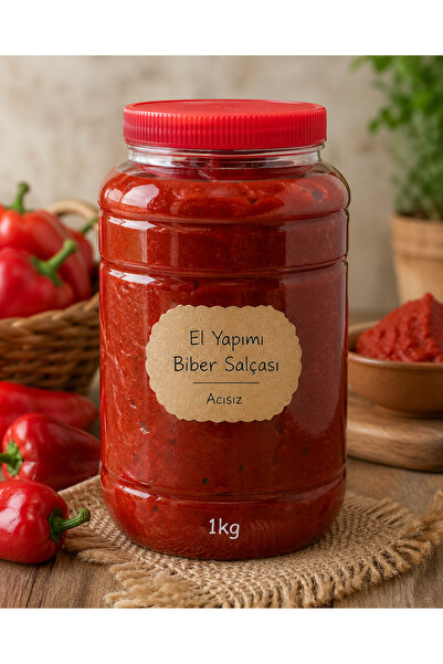hataylım organik Biber Salçası Tatlı El yapımı Güneş kurutması 1kg