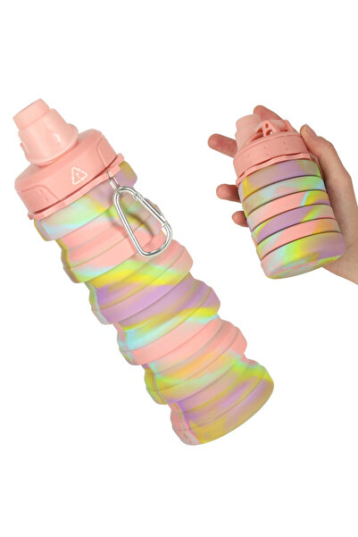 zola Πτυσσόμενο μπουκάλι νερού, σιλικόνης, 250-500 ml, 13.5 x 7 / 23 x 7 εκ.,...