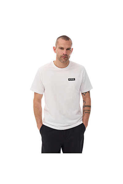 Columbia Repeated Peaks Erkek Beyaz Outdoor T-Shirt CS0477-100