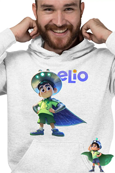 OEM Ανδρικό Φούτερ με Κουκούλα Έλιο Διαστημικός Εξερευνητής