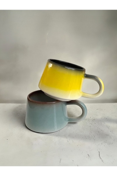 Artistic Quality Decorative Colored Transitional Detailed Kazan Tea-Coffee Cu...