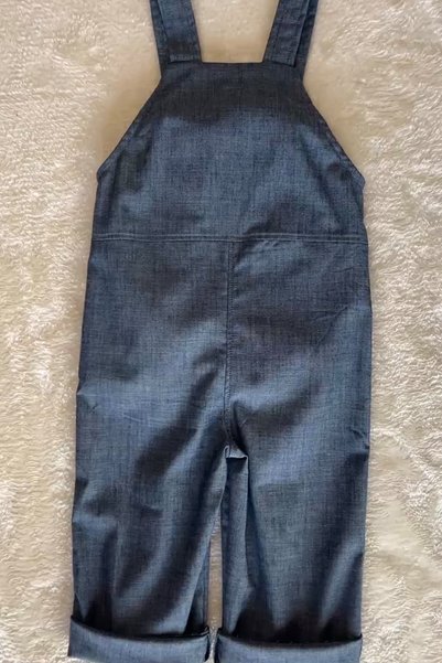 Masnu Çocuk Boy's Cotton Gabardine Salopet Trousers