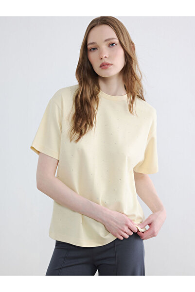 LC Waikiki Yellow Stone Soft Touch Women's T-Shirt