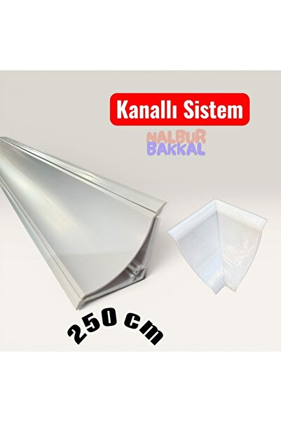 Nalbur Bakkal Küvet Kenar Çıtası 250cm Geniş 7,5cm Duşakabin Çıtası Tezgah Pr...