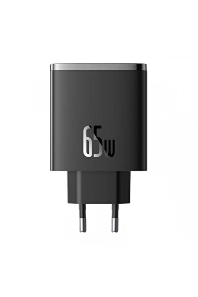 Baseus Incarcator Retea Cube Pro, 65W, 3.25A, 1 x USB-A - 2 x USB-C, Negru P1...