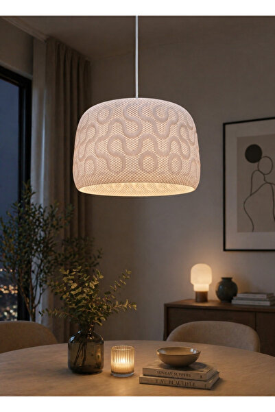 FMA Modern Mesh Dokulu Pinterest Tarzı Tekli Sarkız Avize (E27)