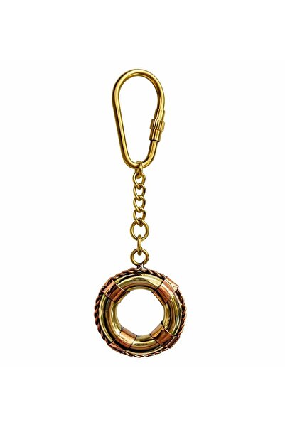 ALVERA COLLECTION Brass Simit Keychain 2475