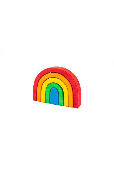 Marc toys Ръчно изработен комплект, Rainbow Arch средночервен