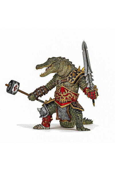 Papo MOUNTING CROCODILE FIGURINE