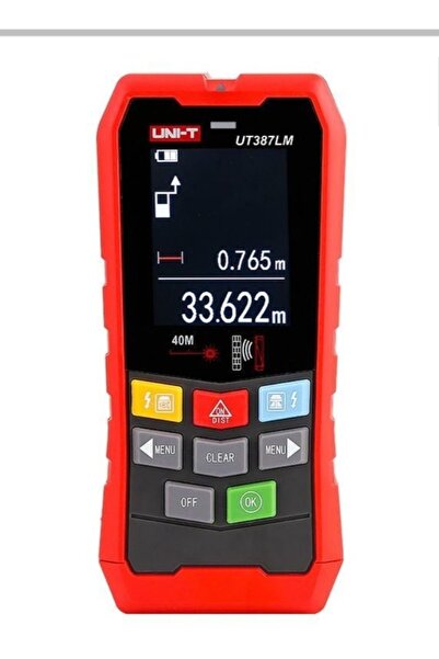 Un UNI-T UT387LM Lazer Metreli Duvar Tarayıcı (Metal, Kablo, Ahşap Tespit + M...