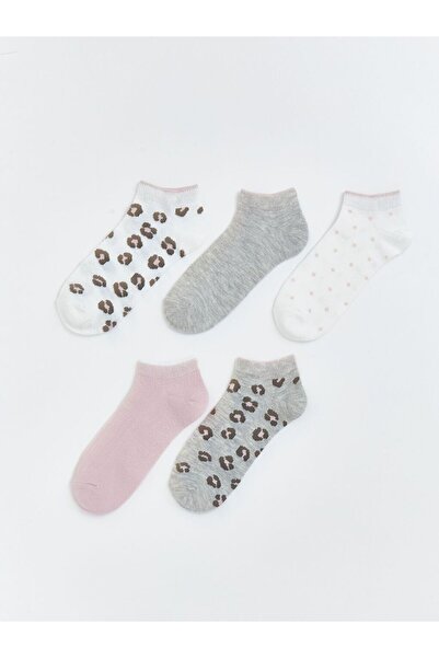 LC Waikiki Girl's Booties Socks Pack of 5