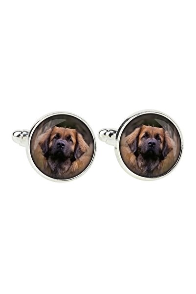 Art - Dog Leonberger - cufflinks, a shirt accessory, a shirt pendant from the...