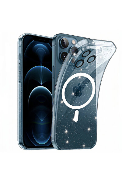 Techsuit Husa pentru iPhone 12 Pro Max, SparkleSkin MagSafe Series, protectie...