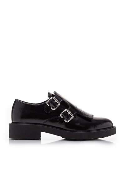 UrbanShoes Pantofi casual damă din piele naturală, Leofex - 371 Negru naplac