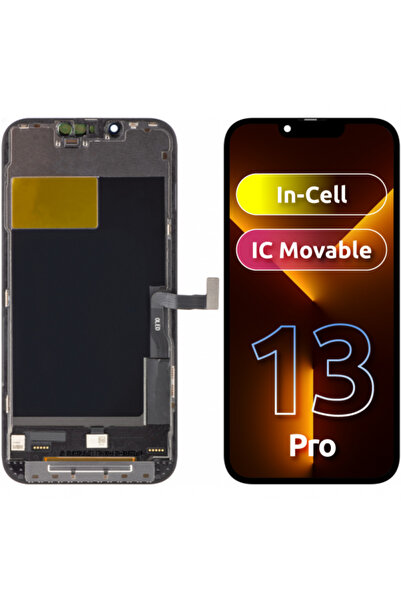 ZY Display cu touchscreen pentru Apple iPhone 13 Pro, cu ramă, versiune LCD I...