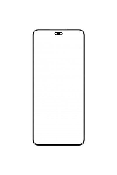 Forward Geam Ecran + Edge Glue/ OCA Guard pentru Honor 200 Pro, Negru