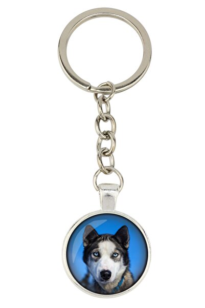 Art - Dog Siberian Husky, Chukcha - keychain with your photo, key decoration,...