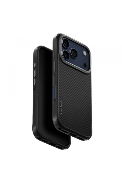Stef's Cat MagSafe калъф за Apple iPhone 17 Pro, UNIQ, Keva MagClick, Черен