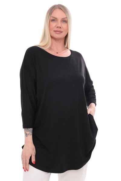 QRUVAZE Battal Size Tunic 4/3 Bat Sleeves