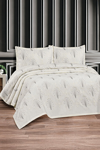 Hig Store Mihrimah Μοντέρνο Σετ Κάλυμμα Κρεβατιού/Κουβερλί 3 τεμαχίων από Σεν...