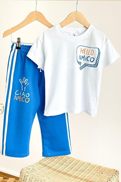 Minigimin Cicileri My Little Brother's Cicileri Hello Ciao Printed T-Shirt an...
