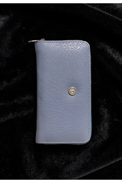 SÜNELA Large Size First Quality Faux Leather Classic Wallet with Single Zipper