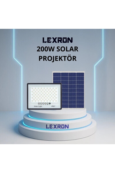 Lexron 200W SOLAR PROJEKTÖR