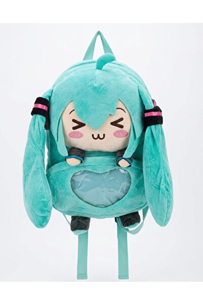 Hatsune Miku Yumuşak Dokulu Peluş Sırt Çantası