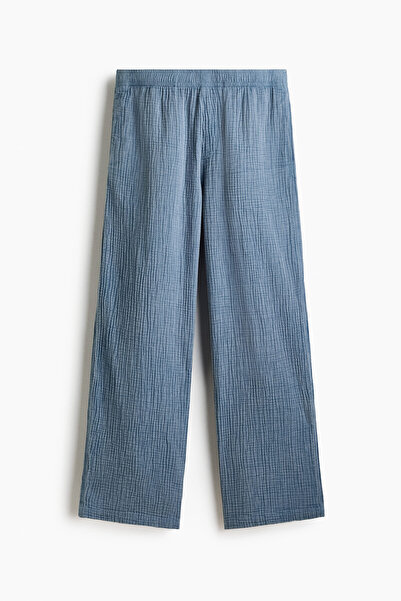 H&M Pamuklu Muslin Pantolon Loose Fit