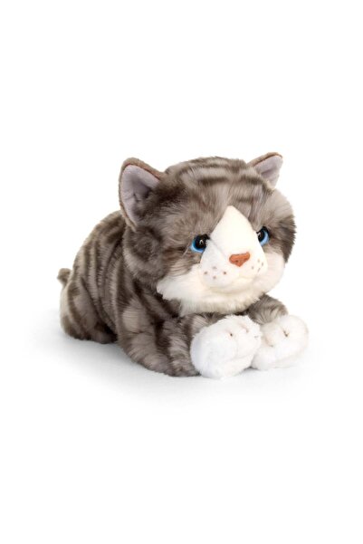 Keel Toys Jucarie de plus Keel Toys, Pisica gri, 32 cm