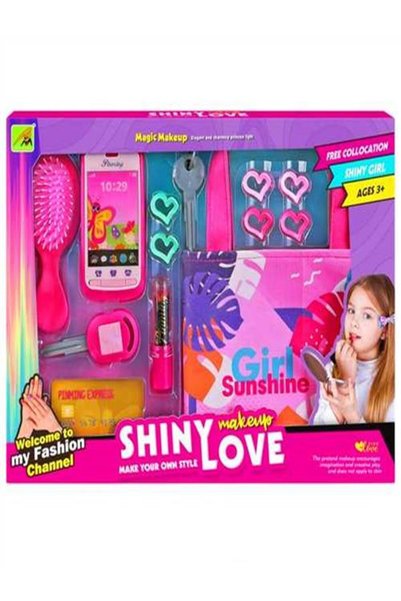 Banadabak Shiny Love 4509-6 Makyaj Seti Çantalı Kutulu 3+ (1 Adet Fiyatıdır)