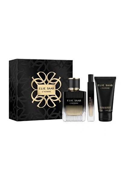 Elie Saab Σετ Δώρου L'Homme, Ω ντε Παρφούμ, 100 ml + 10 ml και Αφρόλουτρο, 75 ml