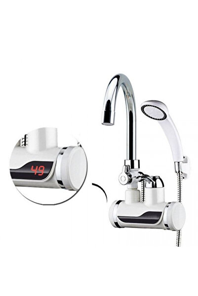 E-ANAMAG Ηλεκτρική Βρύση Ντους, Επιτοίχια, με Οθόνη