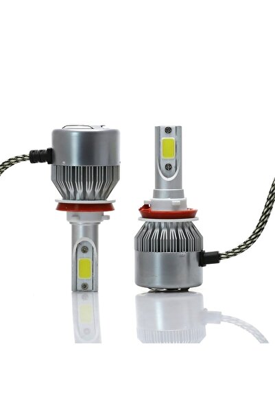 E-ANAMAG Set 2 LED Auto H11 30 Wați 3800 lumeni 6000K LED 12V 24V C6