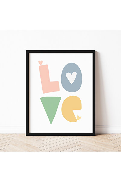 NT Handmade Πολύχρωμη ζωγραφική τοίχου με λαμιναρισμένο πλαίσιο PVC, προστατε...