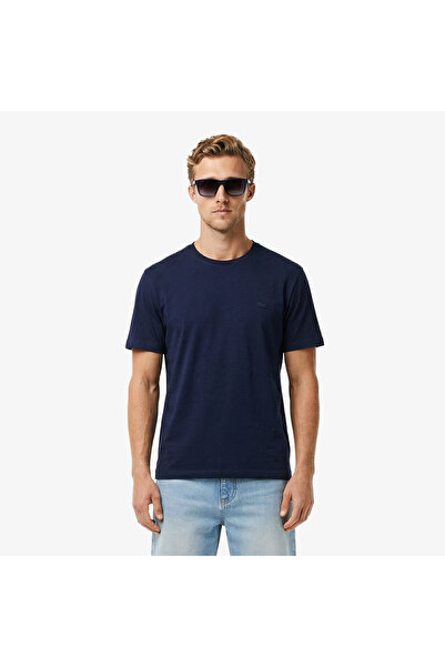 Lacoste Erkek Regular Fit Bisiklet Yaka Lacivert T-Shirt