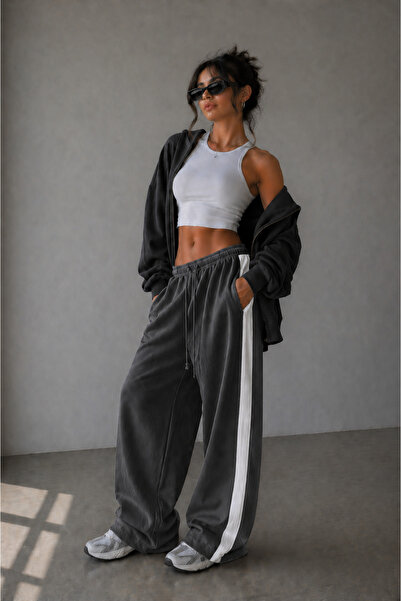 DAXİS Sportwear Company ΓΥΝΑΙΚΕΙΑ Φαρδιά Φόρμα με Λευκές Ρίγες, ΦΑΡΔΙΑ ΠΑΝΤΕΛ...