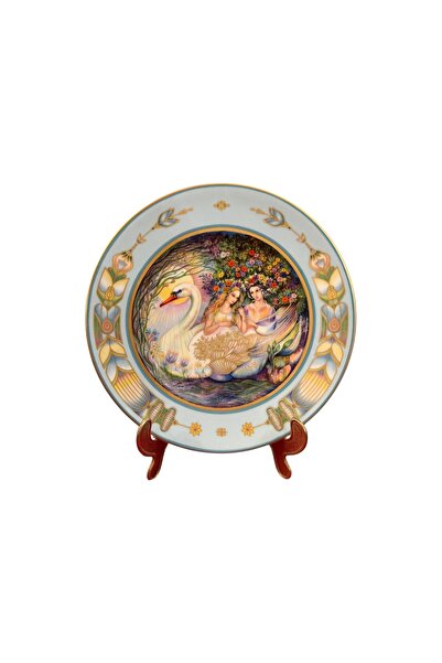 tayfuntufan villeroy boch heinrich katharina porselen duvar tabağı - 21 cm ça...