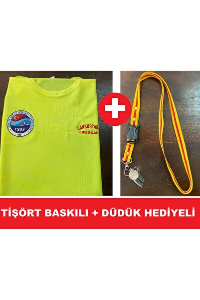 MARTEN Cankurtaran Lifeguard Tssf Logo Quick Drying (Dry Touch) Unisex O-Neck...