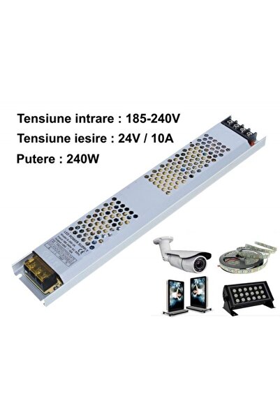 Stef's Cat Sursa de Alimentare Slim 24V-10A / 240W,