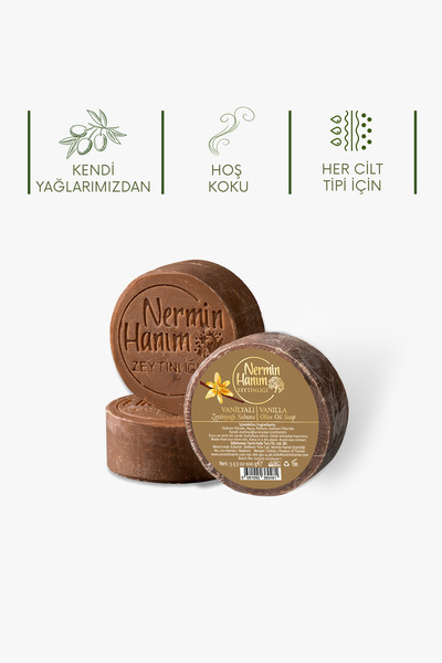 Nermin Hanım Zeytinliği Zeytinyağı Sabunu - Vanilya (100gr)