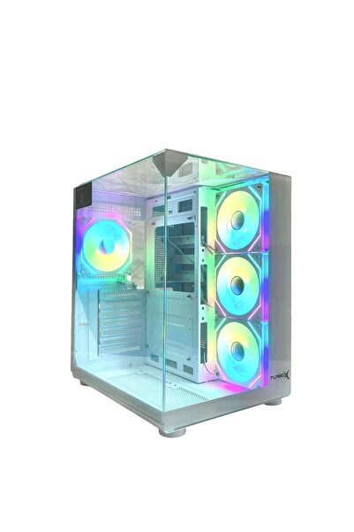 GAMEFORCE Teras 4x120mm ARGB Kumandasız Fanlı ATX Oyuncu Kasa