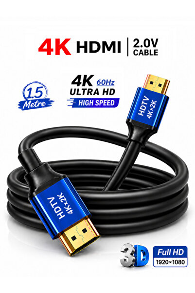 ANKTEK 4K HDMI 2.0V Kablo 4K@60Hz 3D Premium 18 Gpbs Yüksek Hız ve Netlikte S...